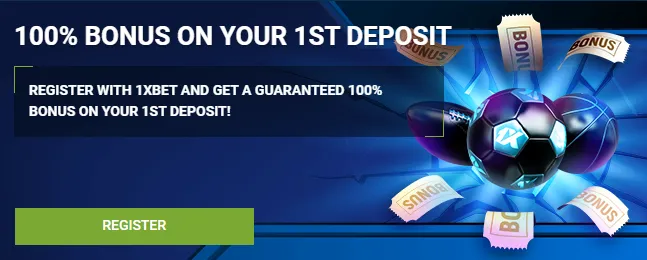 Phần thưởng chào mừng 100% lên tới 250000 VNĐ từ 1xBet Việt Nam